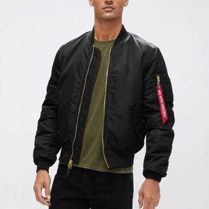 NWT Alpha Industries MA-1 Slim Fit Reversible Bomber Jacket